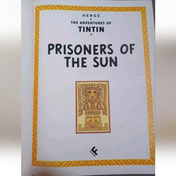 NEW Hergé Prisoners Of The Sun Paperback The Adventures Of Tintin - Picture 2 of 4